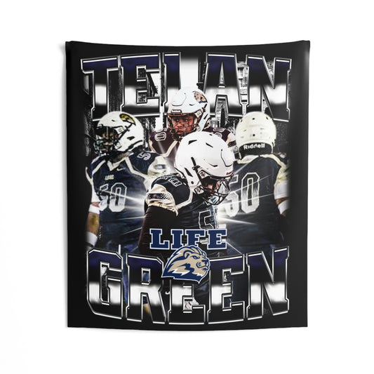 Telan Green Tapestry 50” x 60”