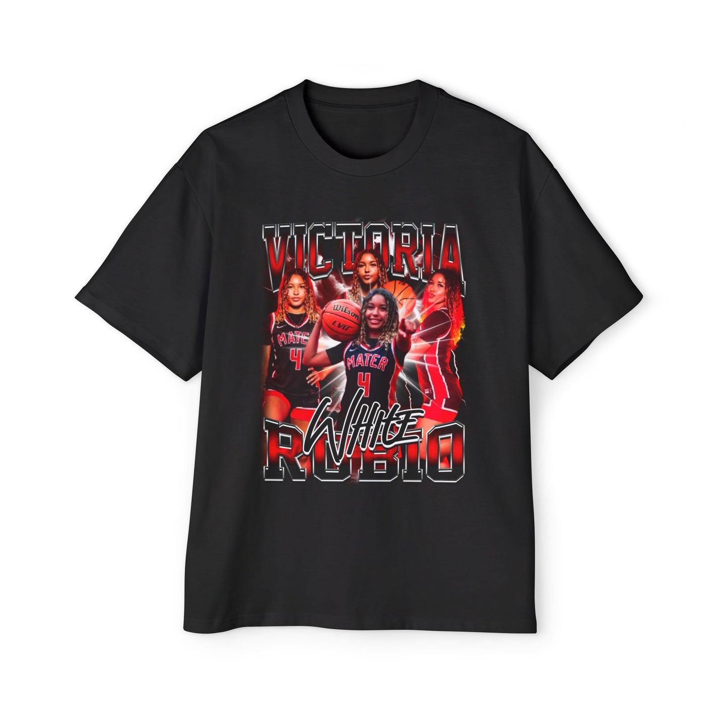 Victoria White-Rubio Oversized Retro Tee