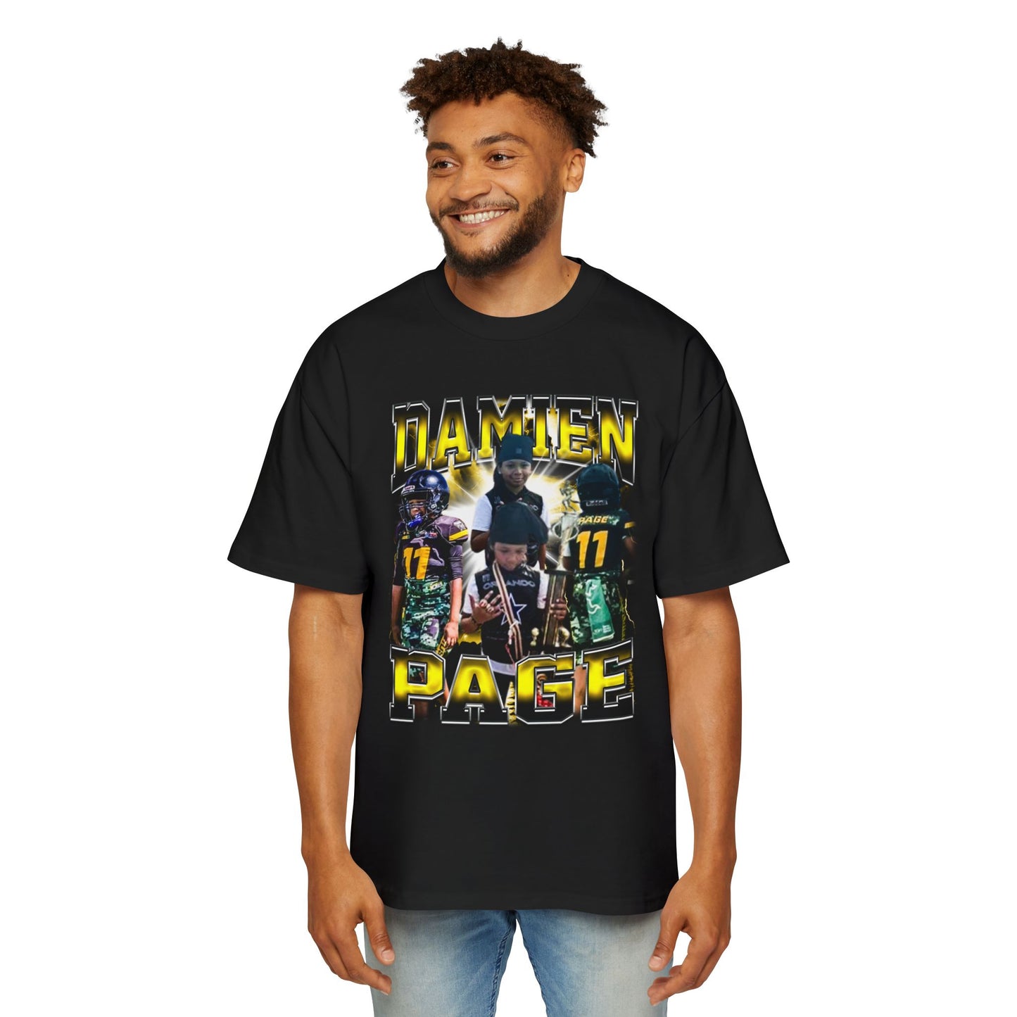 Damien Page Oversized Retro Tee
