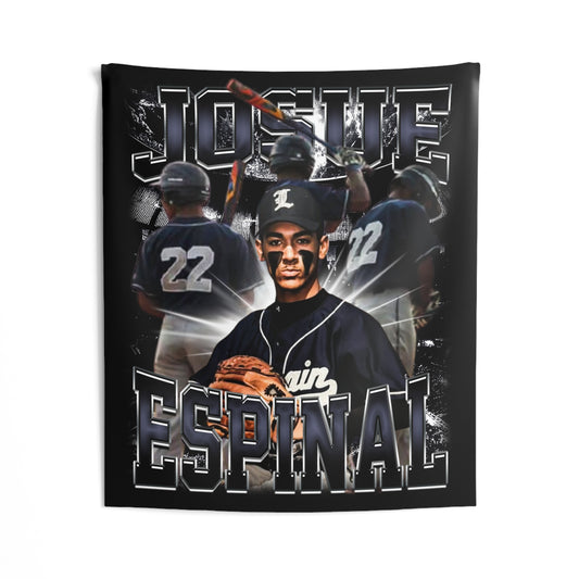 Josue Espinal Tapestry 50” x 60”
