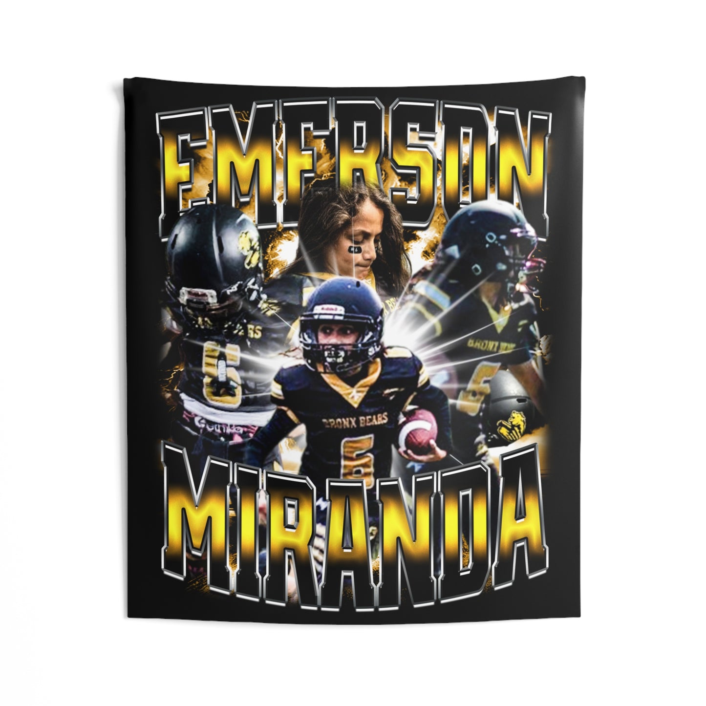 Emerson Miranda Tapestry 50” x 60”