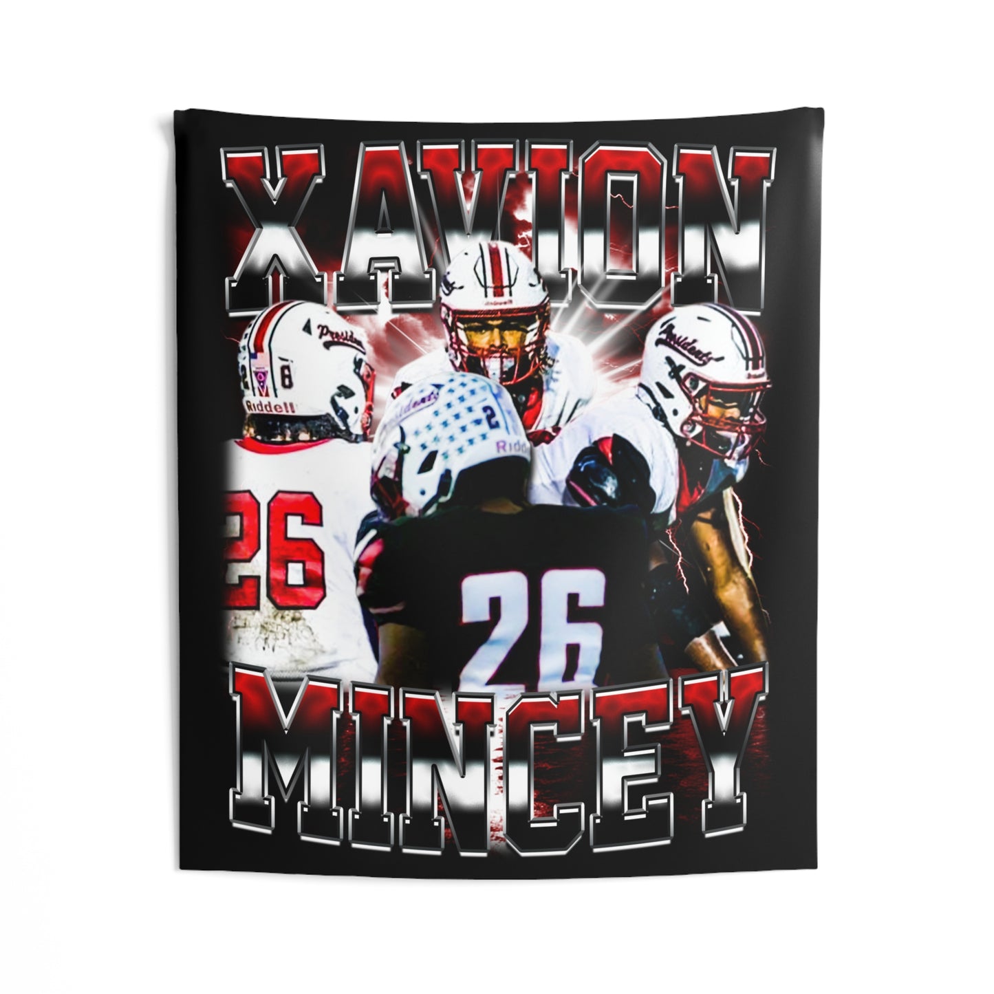 Xavion Mincey Tapestry 50” x 60”
