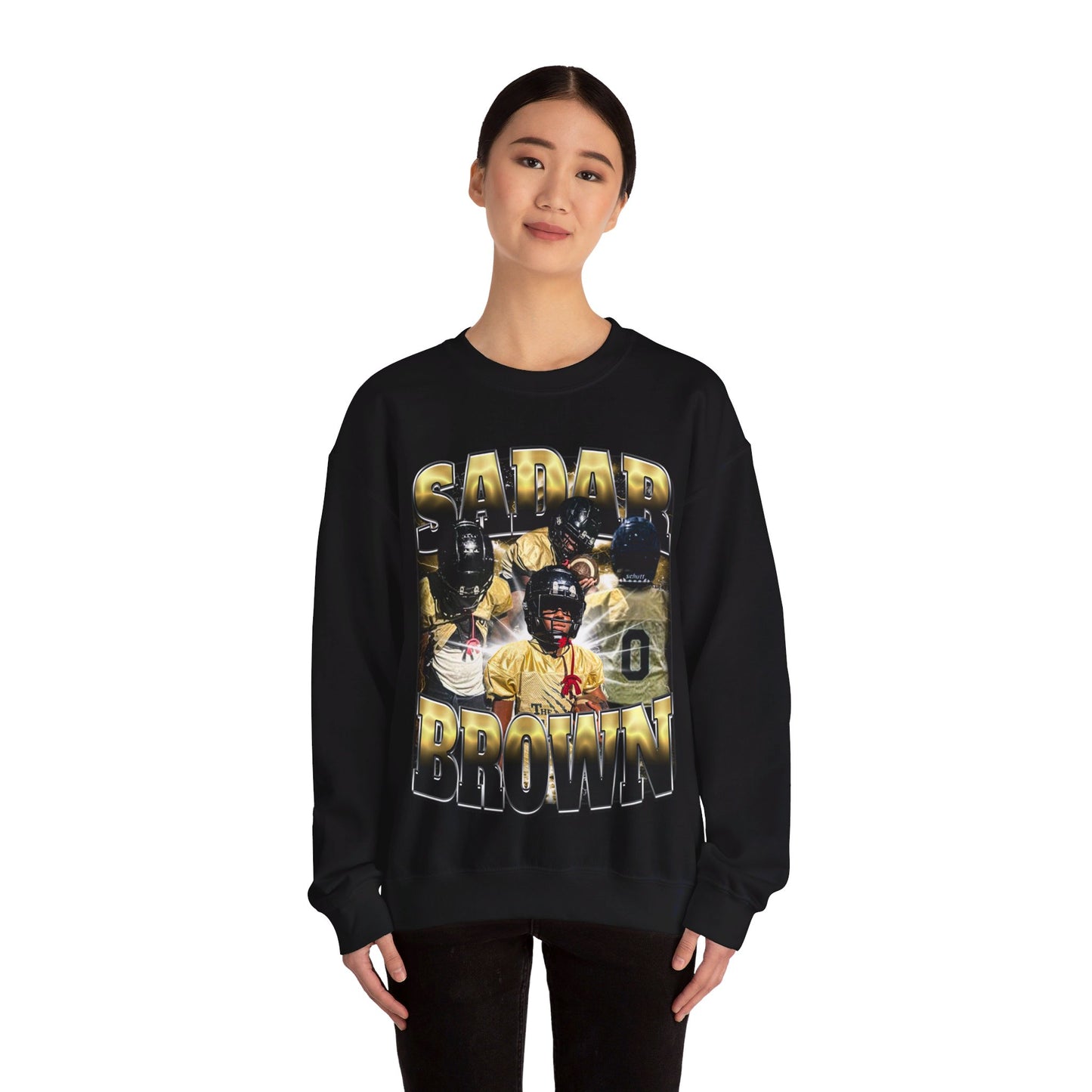 Sadar Brown Crewneck Sweatshirt