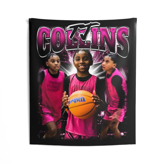 Tj Collins Tapestry 50” x 60”