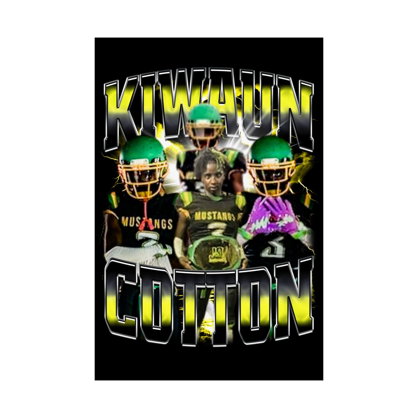 Kiwaun Cotton Poster 24" x 36"