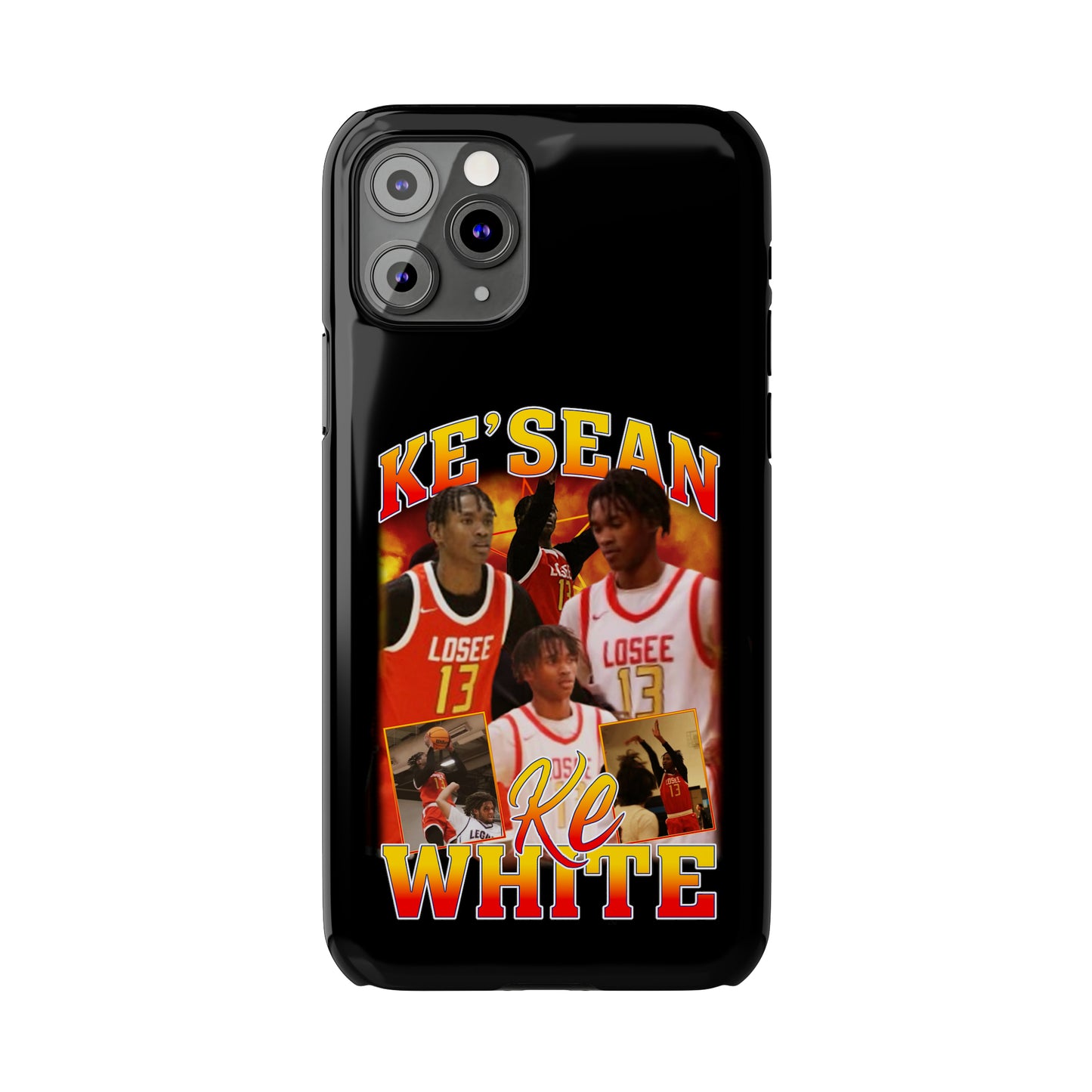 Ke'sean White Phone Case