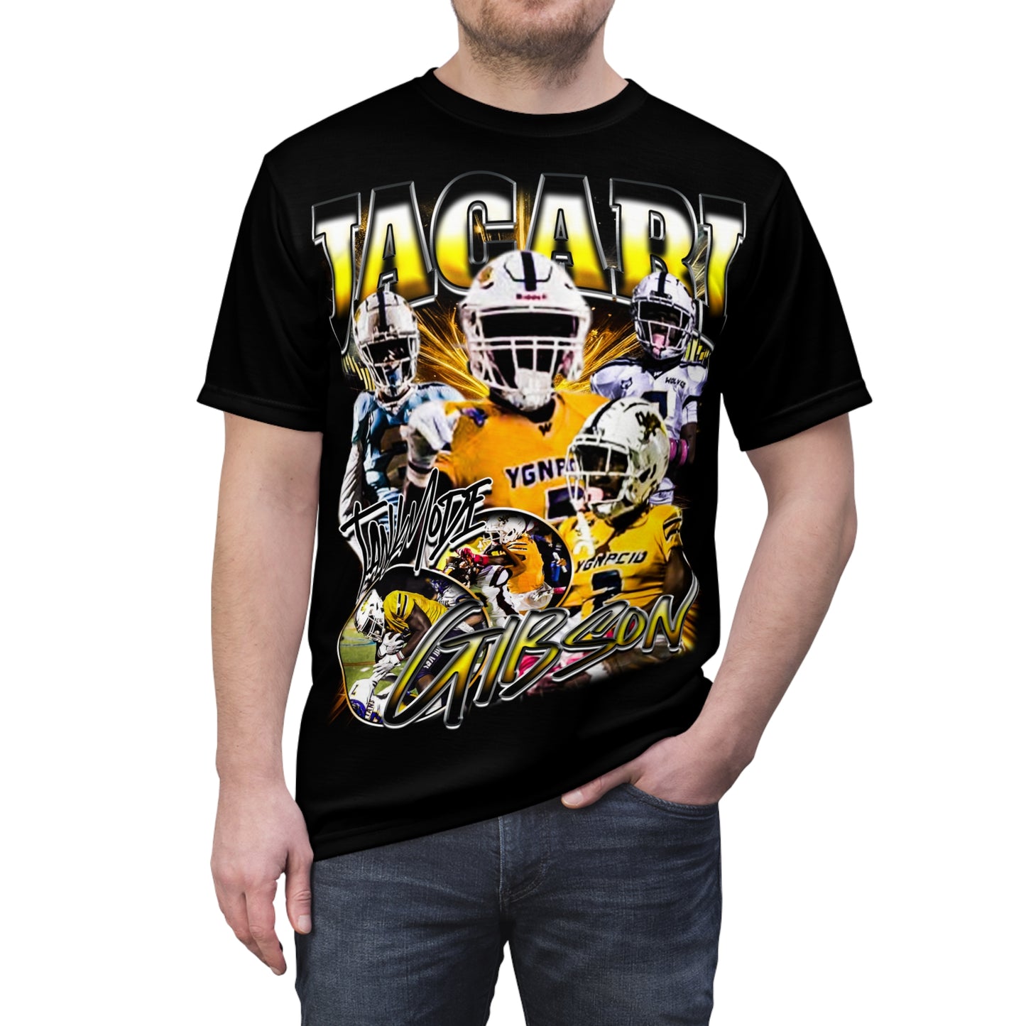 Jacari Gibson Vintage Full Print Tee