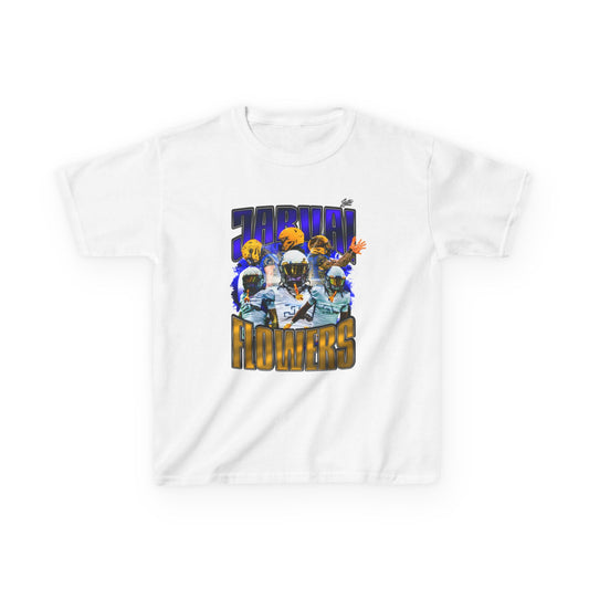 Jarvai Flowers Youth Heavy Cotton Tee