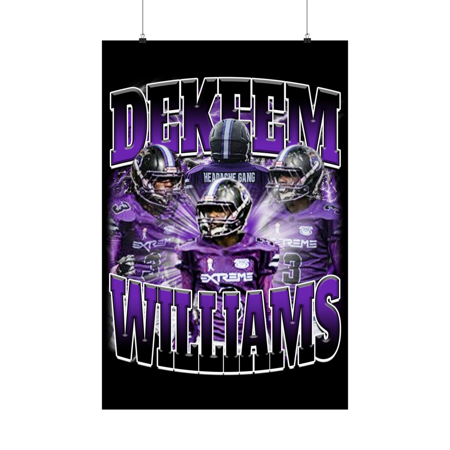 Dekeem Williams Poster 24" x 36"