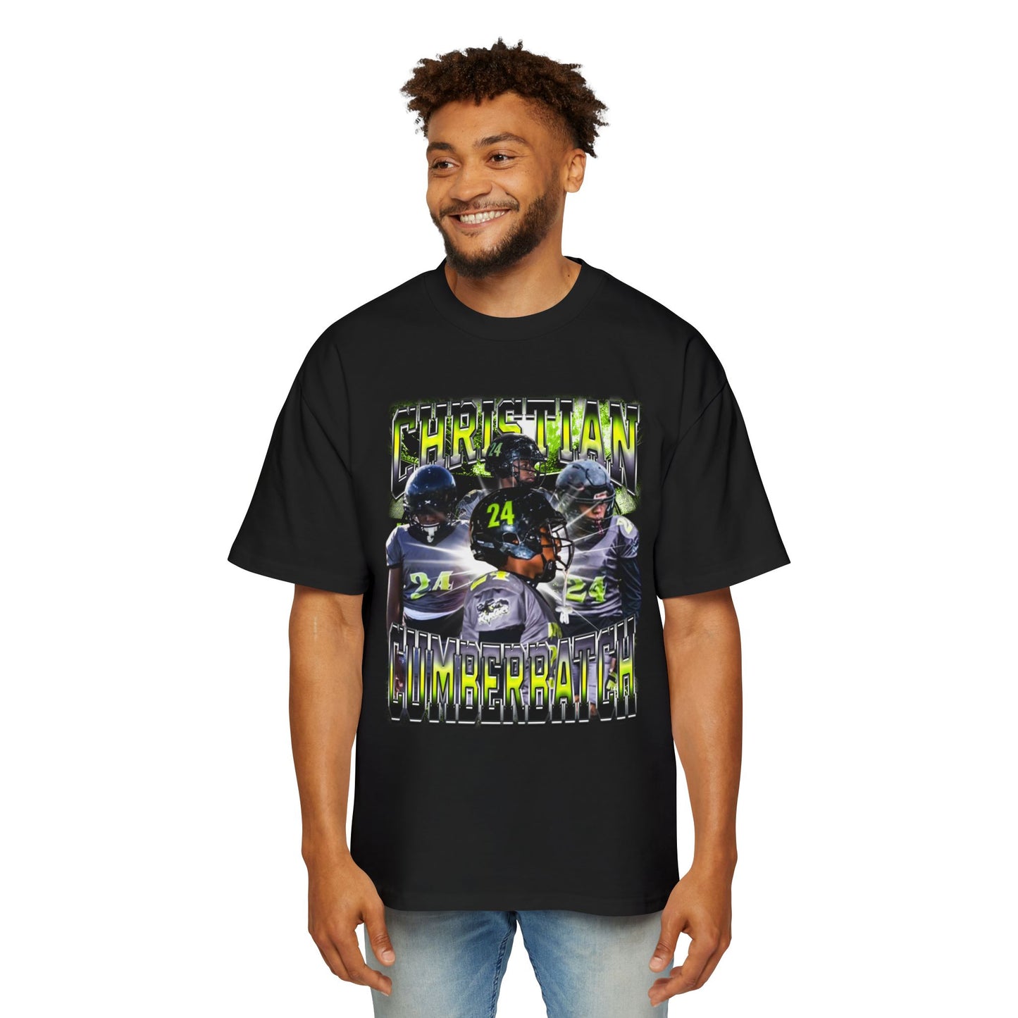 Christian Cumberbatch Oversized Retro Tee