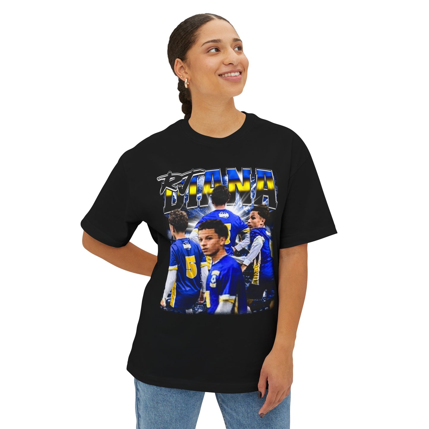 Rj Diana Oversized Vintage Tee