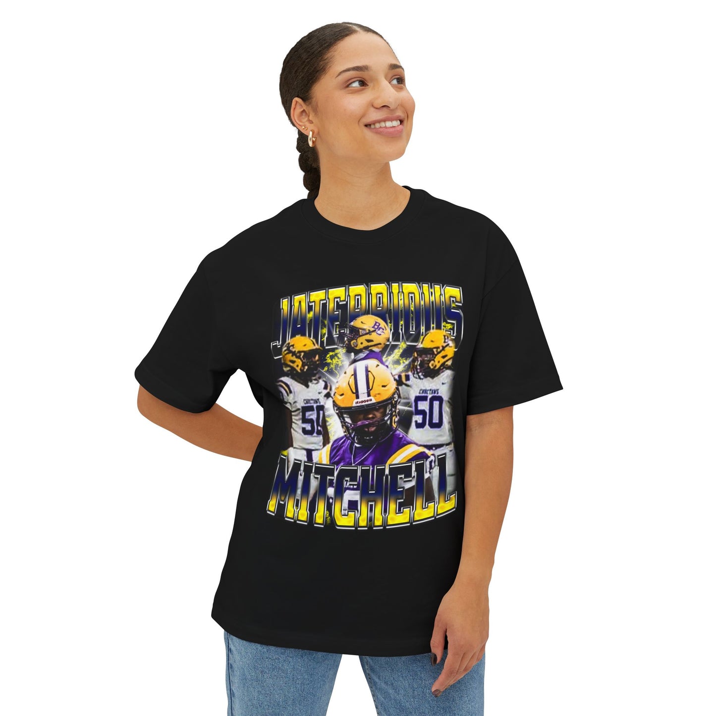 Jaterrious Mitchell Oversized Vintage Tee