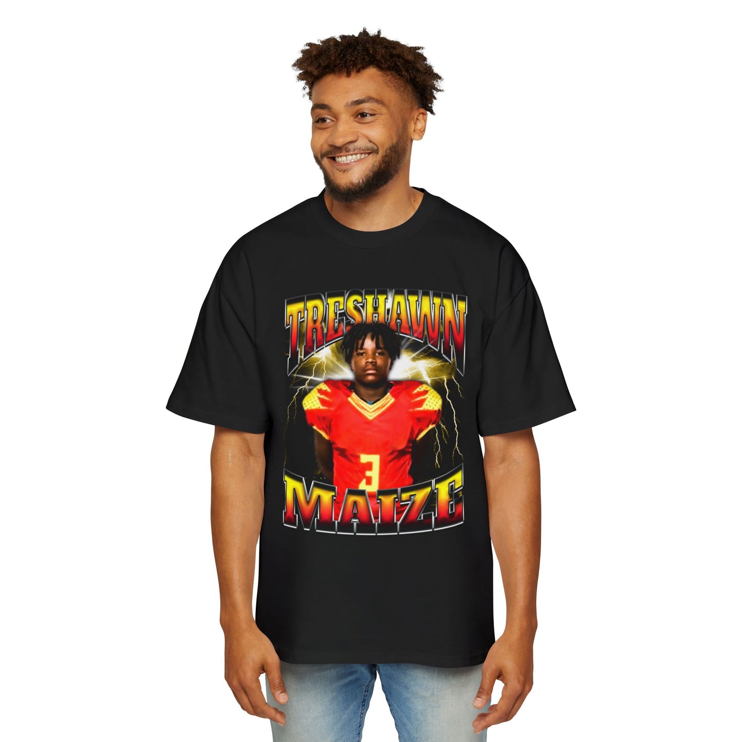 Treshawn Maize Oversized Retro Tee