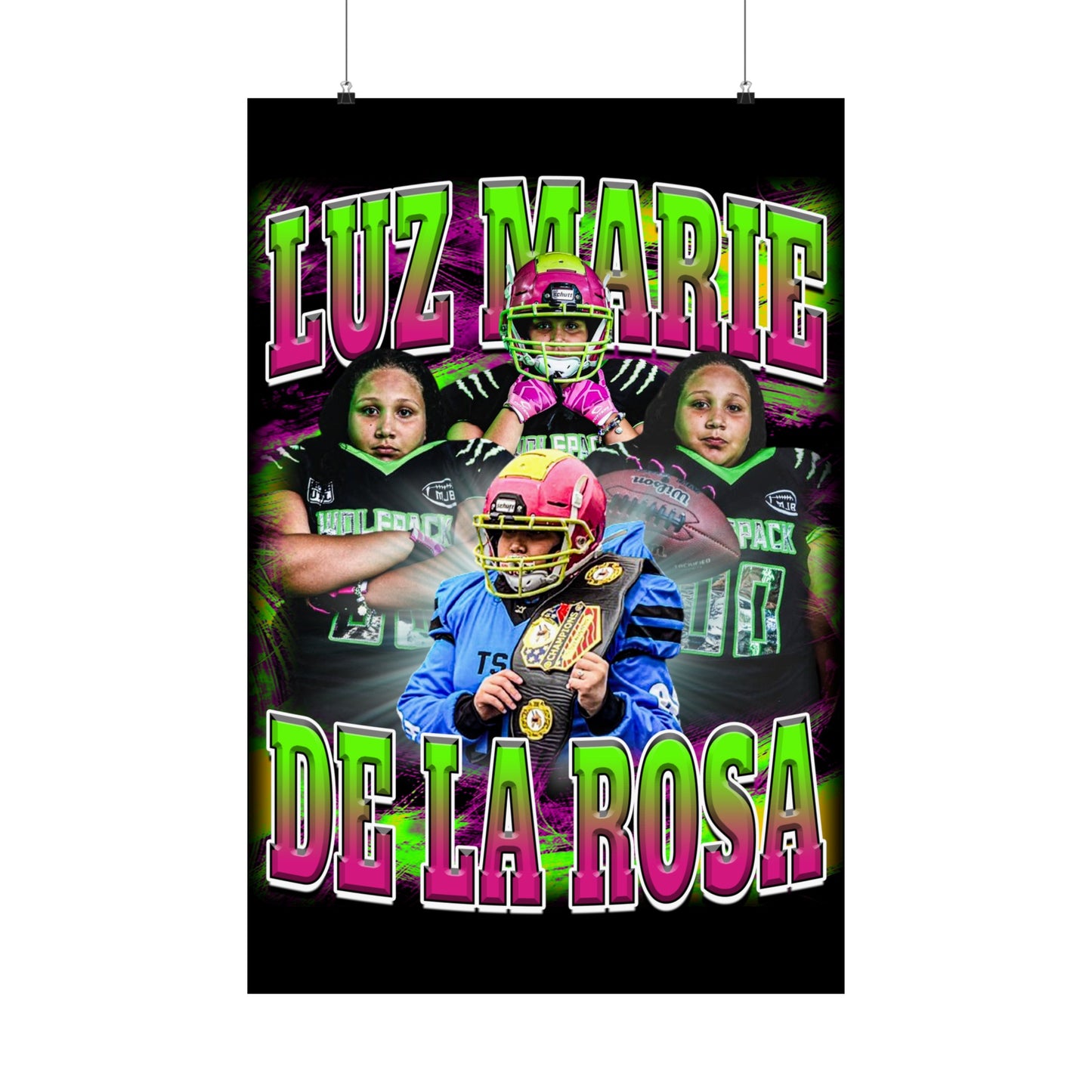 Luz Marie De La Rosa Poster 24" x 36"