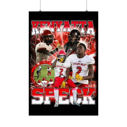 Kenyatta Speck Poster