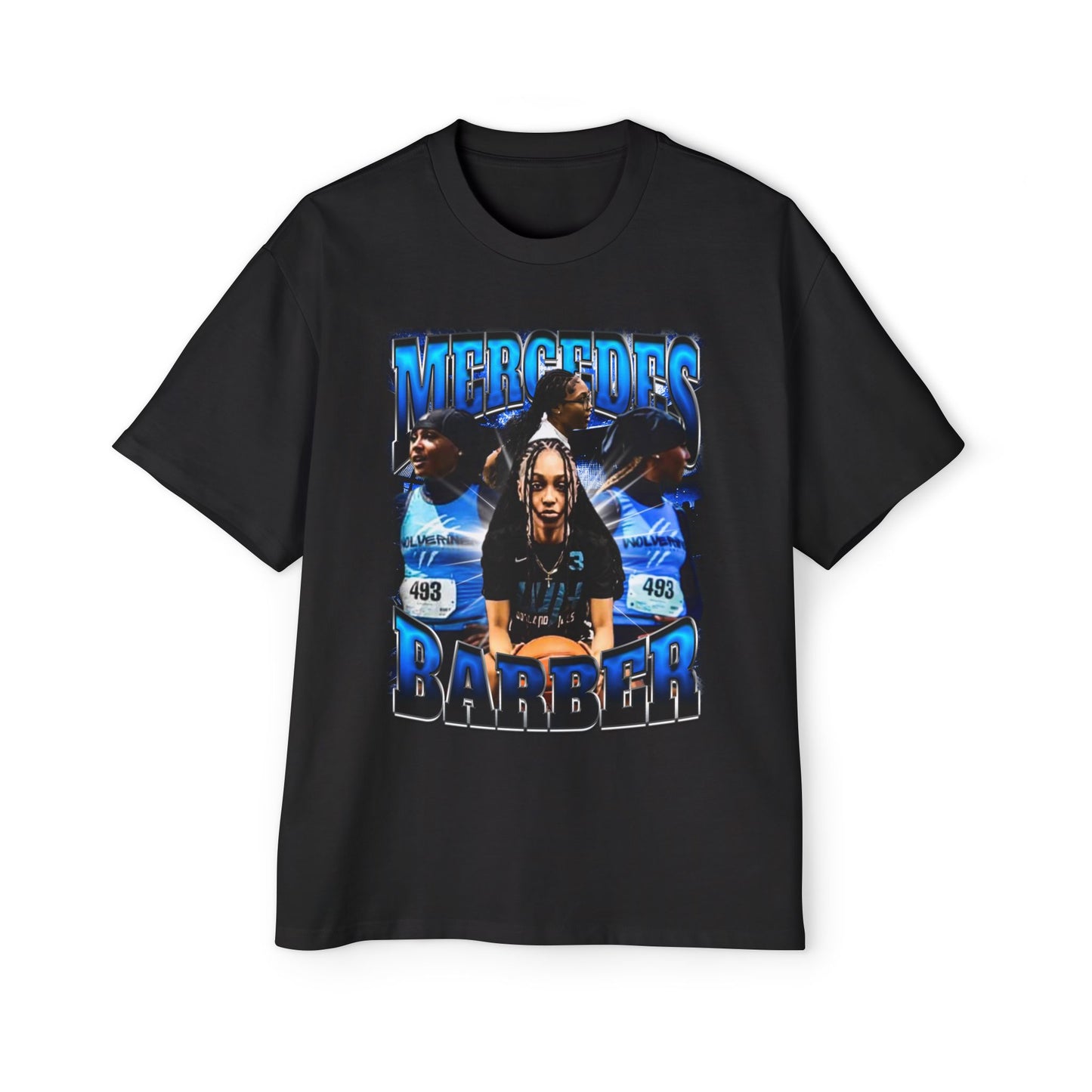 Mercedes Barber Oversized Retro Tee