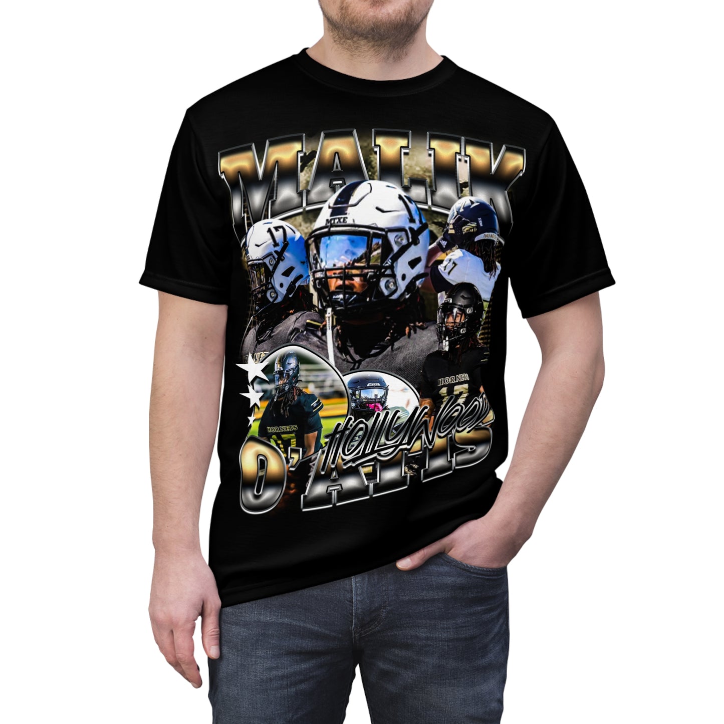 Malik O'atis Vintage Full Print Tee