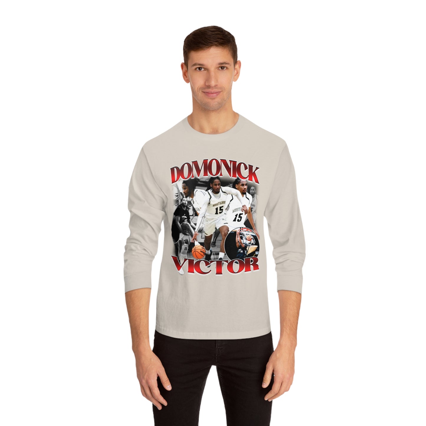 Domonick Victor Long Sleeve T-Shirt