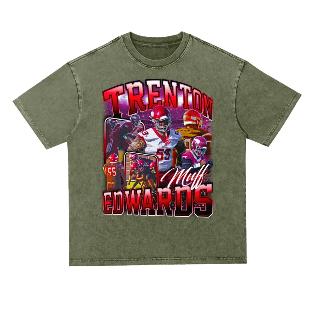 Trenton Edwards Oversized Acid wash T-shirt