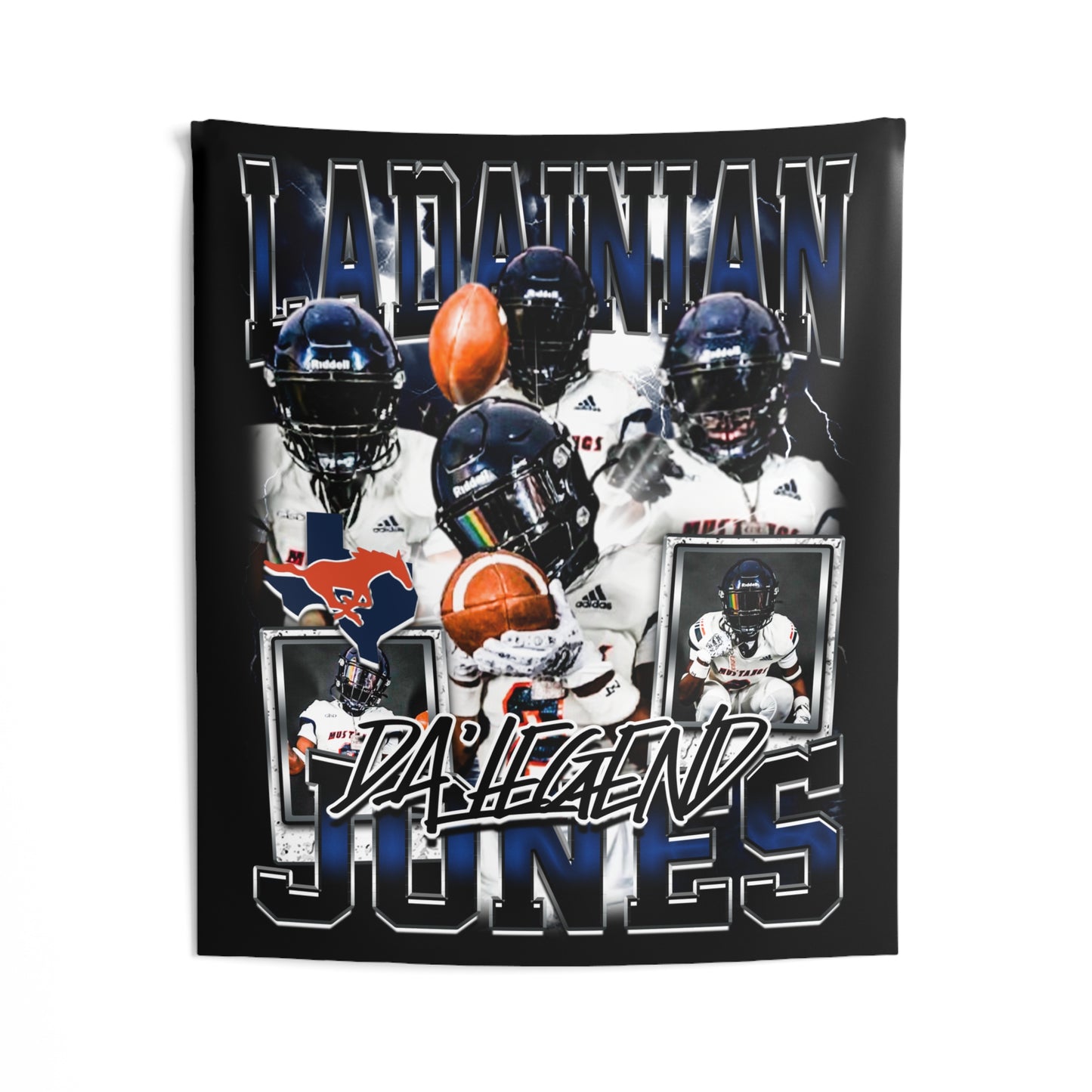 Ladainian Jones Tapestry 50” x 60”