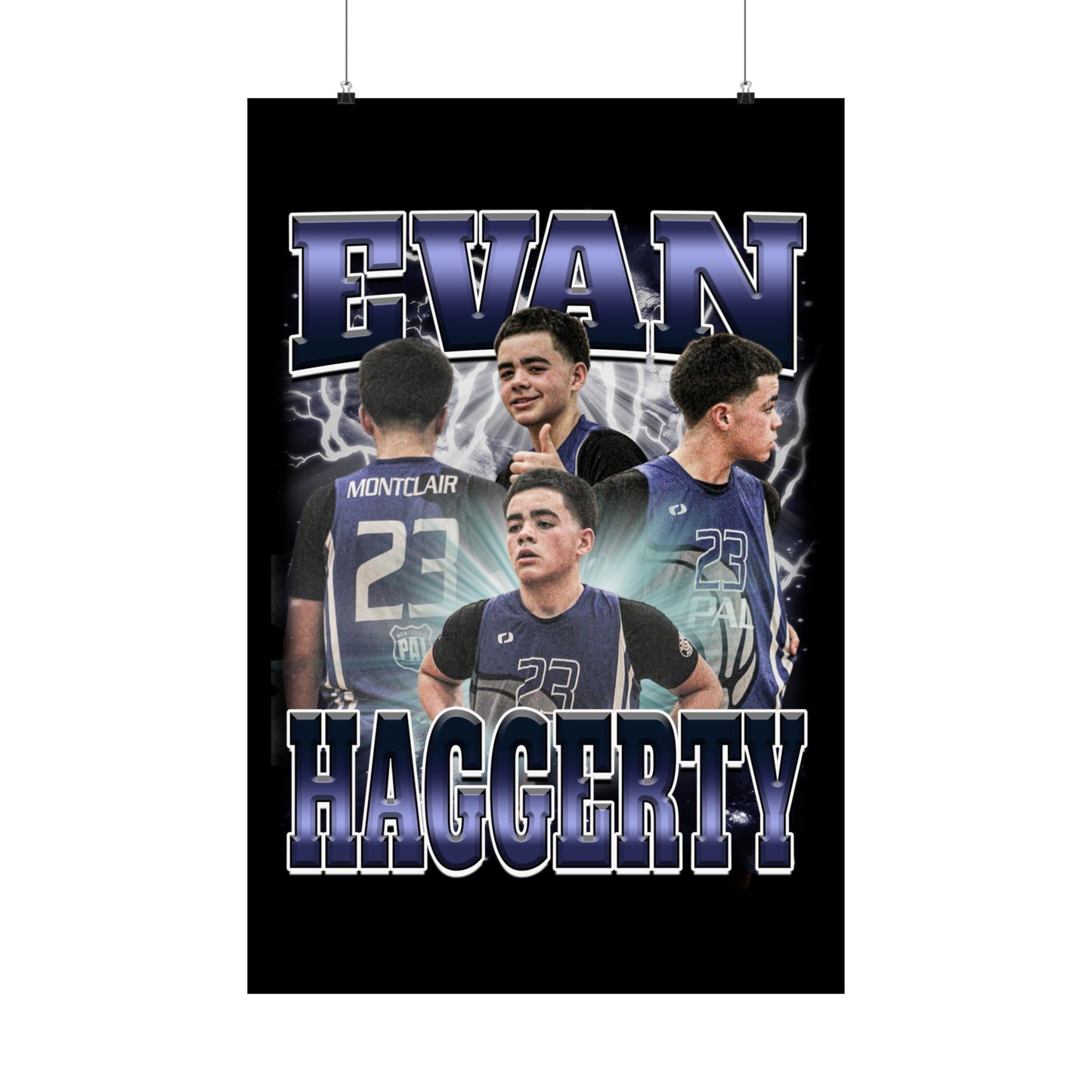 Evan Haggerty Poster 24" x 36"