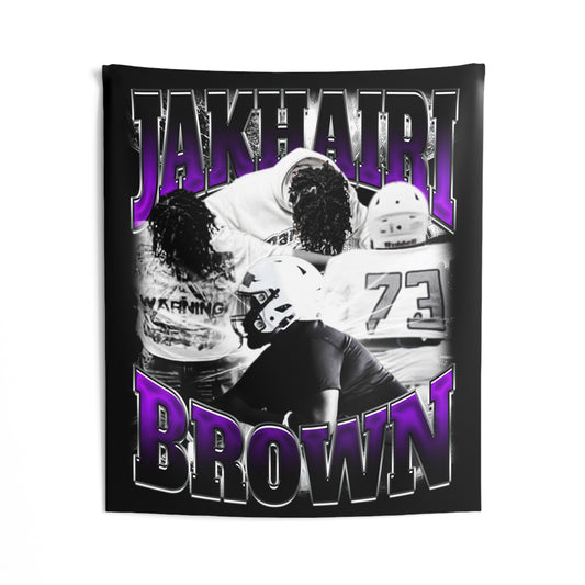 Jakhairi Brown Tapestry 50” x 60”