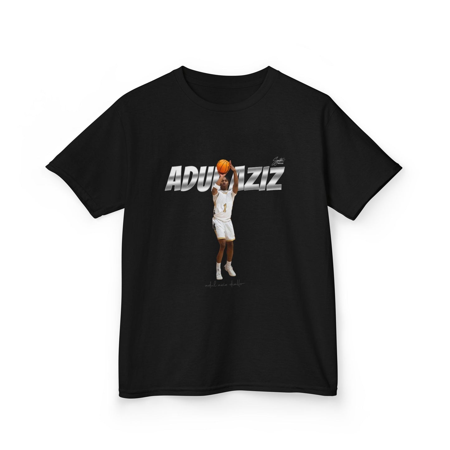 Adul Aziz Diallo Youth Heavy Cotton Tee