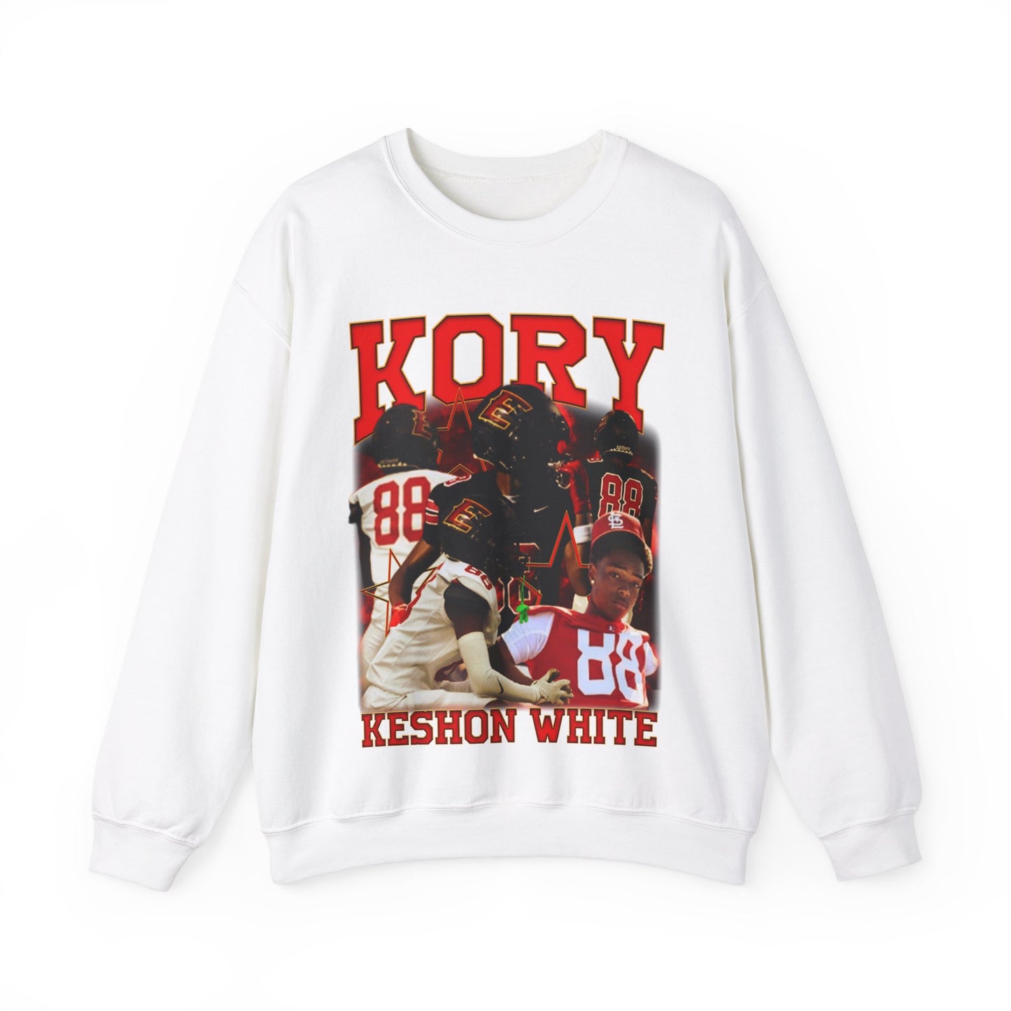 Kory Keshon White Crewneck Sweatshirt