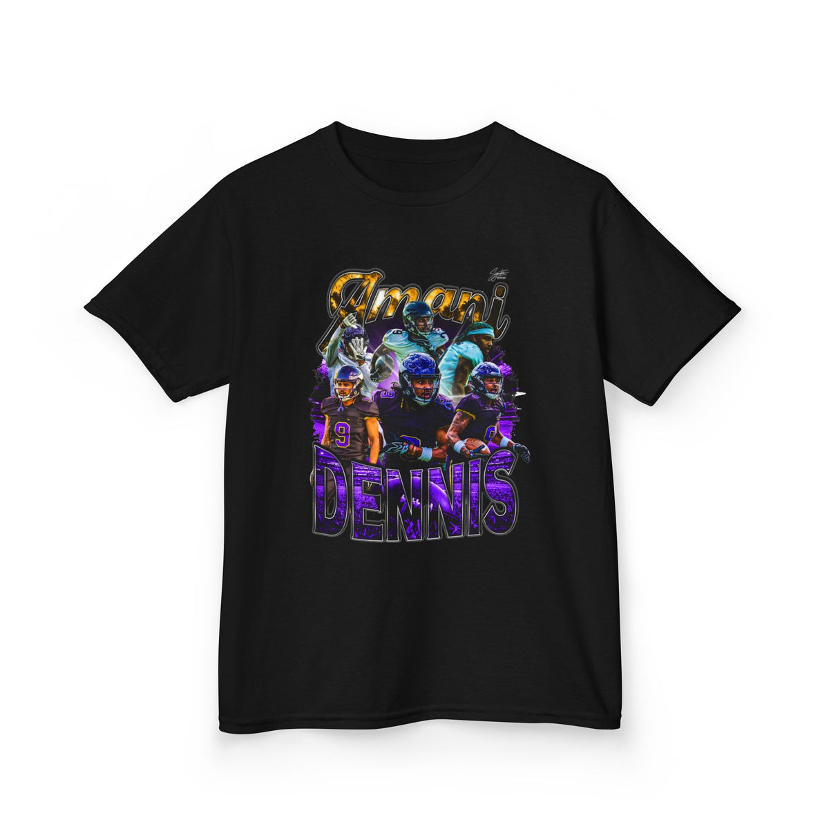 Amani Dennis Youth Heavy Cotton Tee
