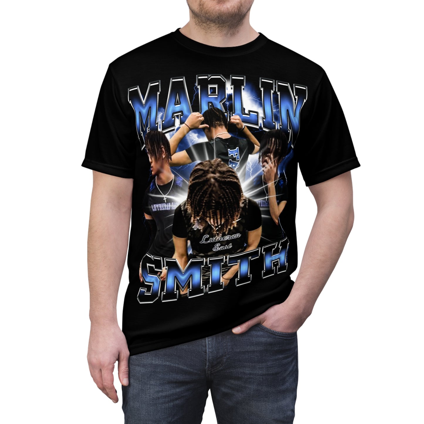 Marlin Smith Vintage Full Print Tee
