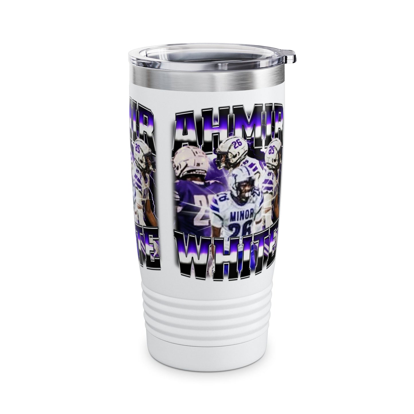 Ahmir White Stainless Steal Tumbler