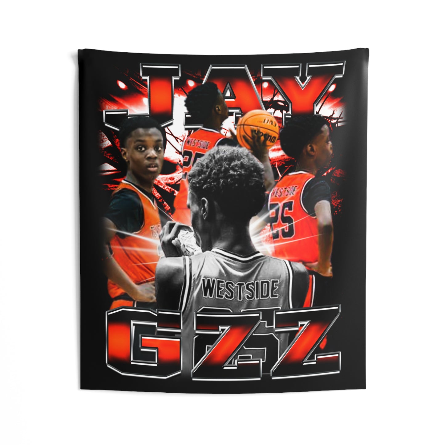 Jay Gzz Tapestry 50” x 60”