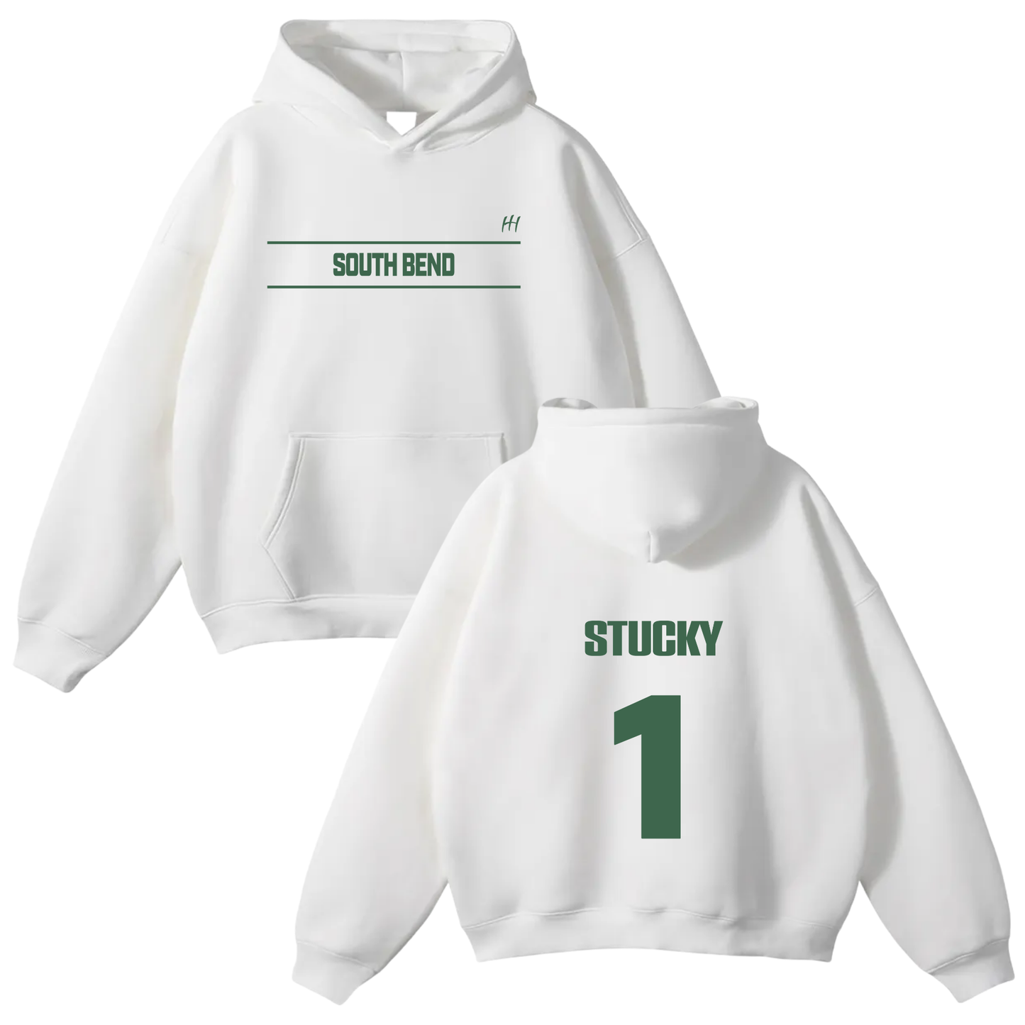 Michael Stuckey Oversize Fleeced Hoodie