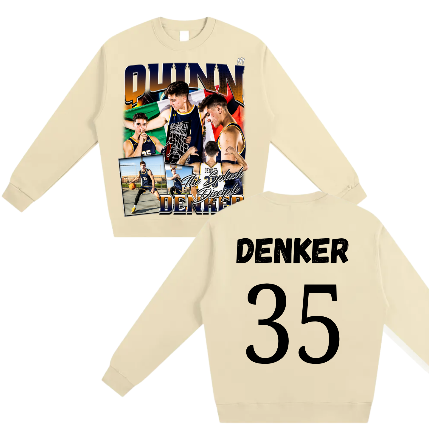 Quinn Denker Heavyweight Crewneck Sweatshirt