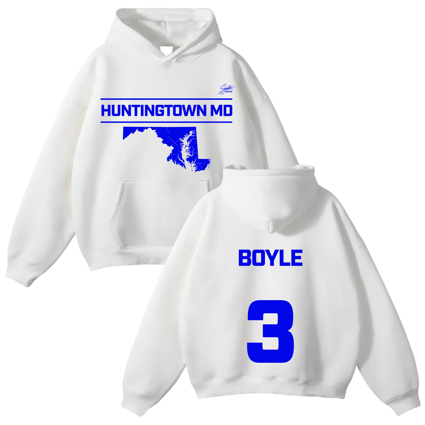 Logan Boyle Oversize Fleeced Hoodie