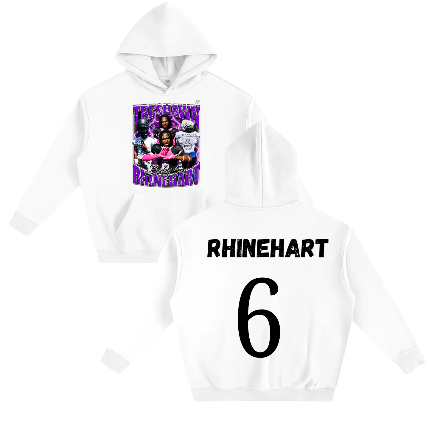 Treshawn Rhinehart Oversize Fleeced Hoodie