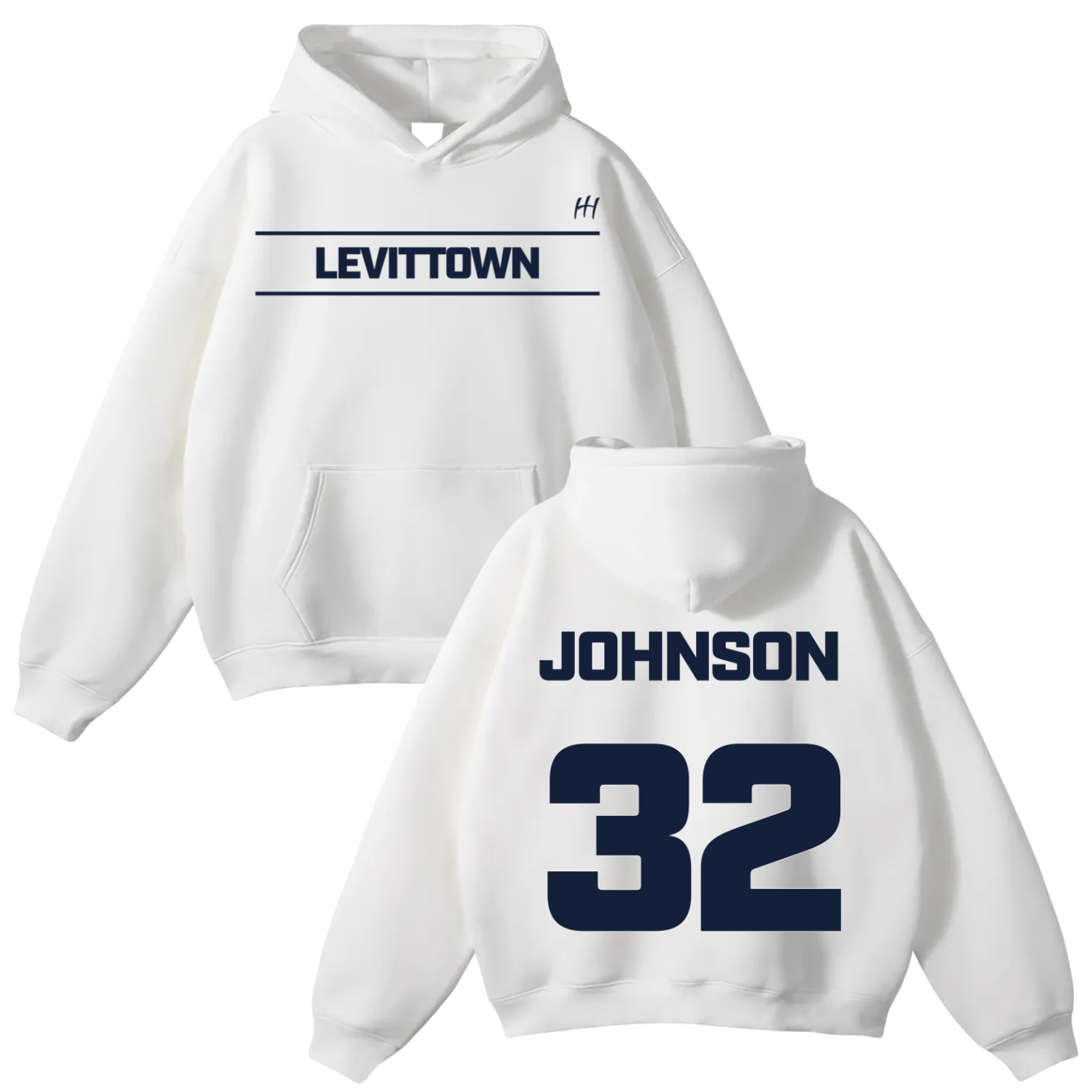 Isaiah Johnson Oversize Fleeced Hoodie