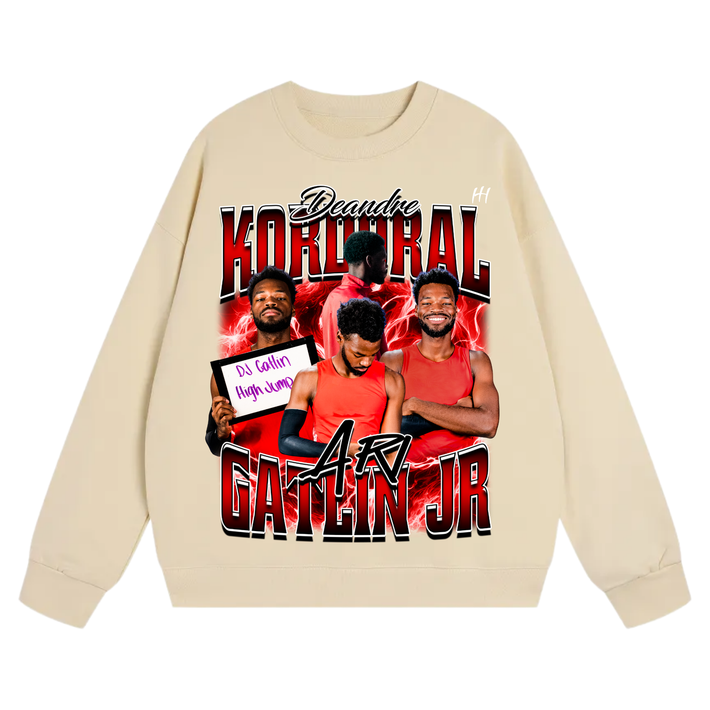 Deandre Kordoral Gatlin Jr Heavyweight Crewneck Sweatshirt
