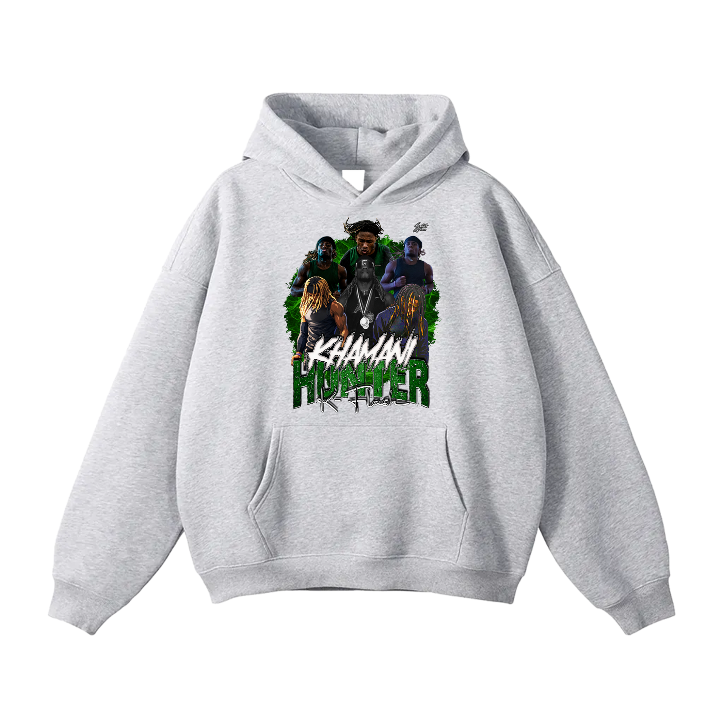 Khamani Hunter Oversize Fleeced Hoodie