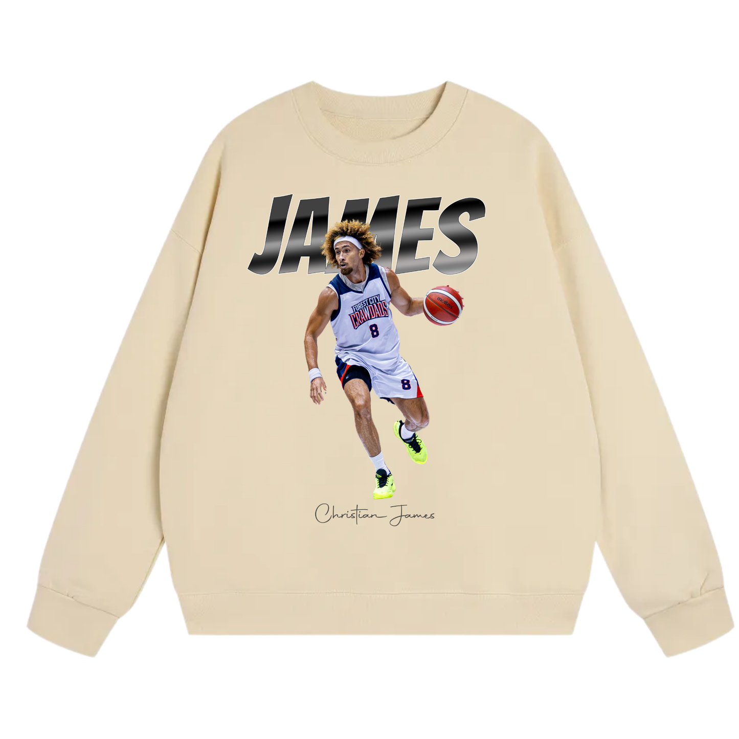 Christian James Heavyweight Crewneck Sweatshirt