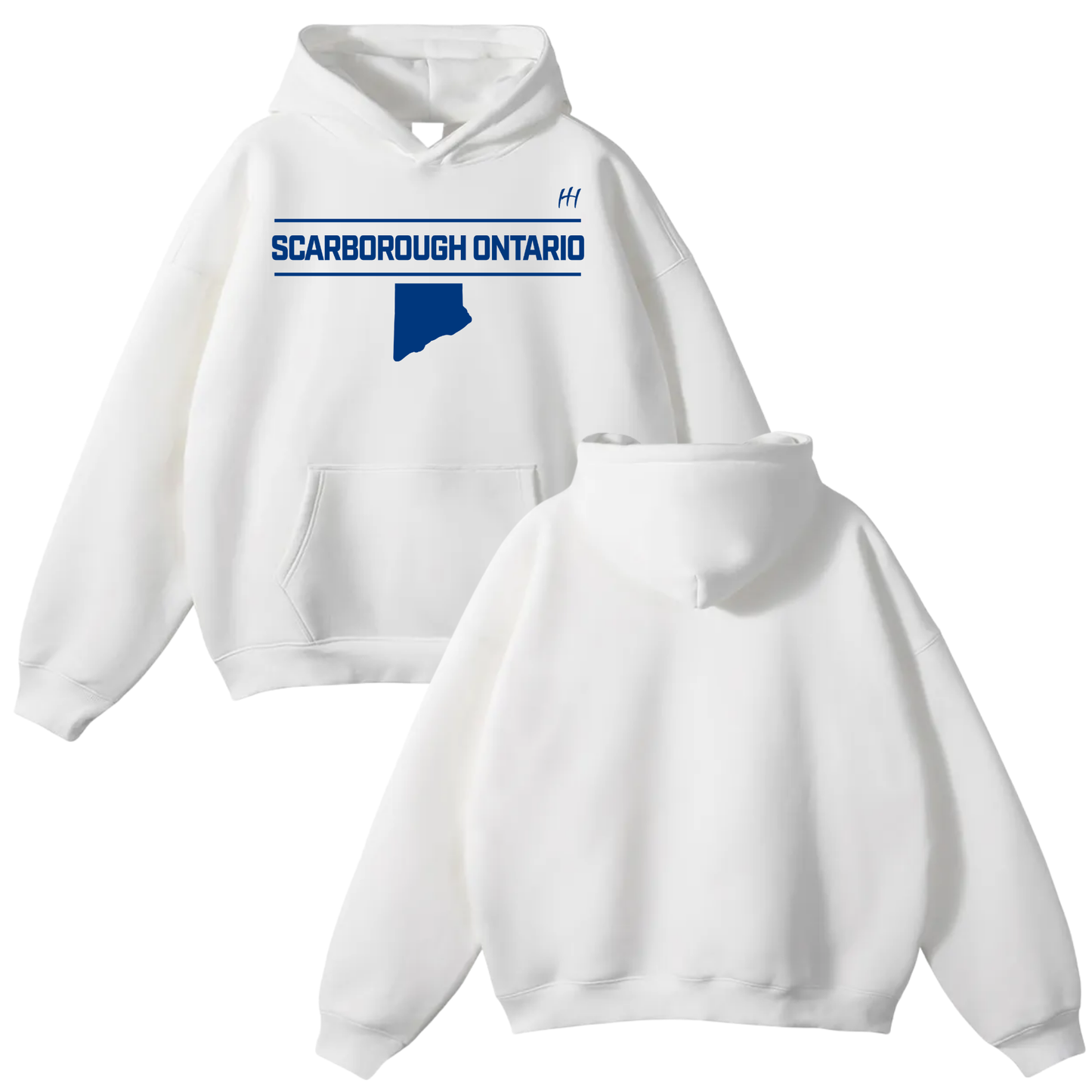 Elijah Trench Oversize Fleeced Hoodie