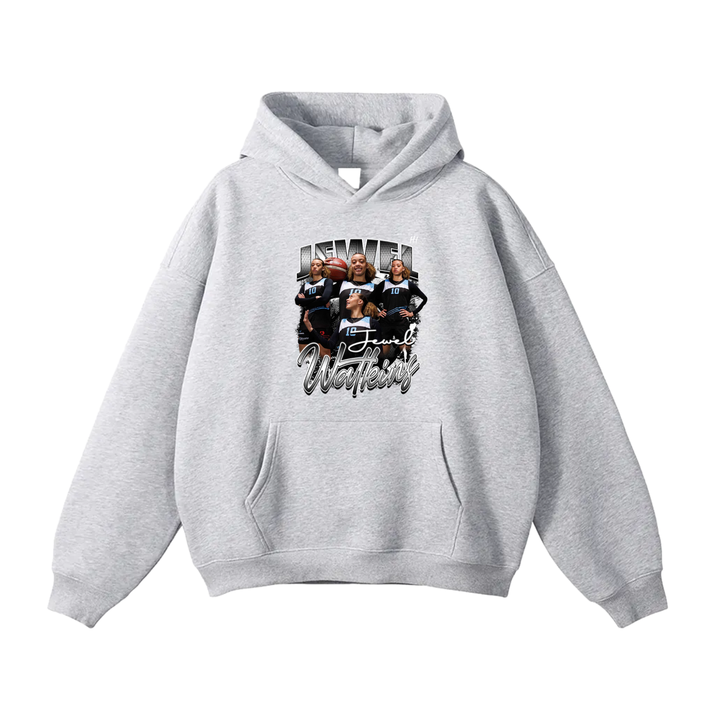 Jewel Watkins Oversize Fleeced Hoodie