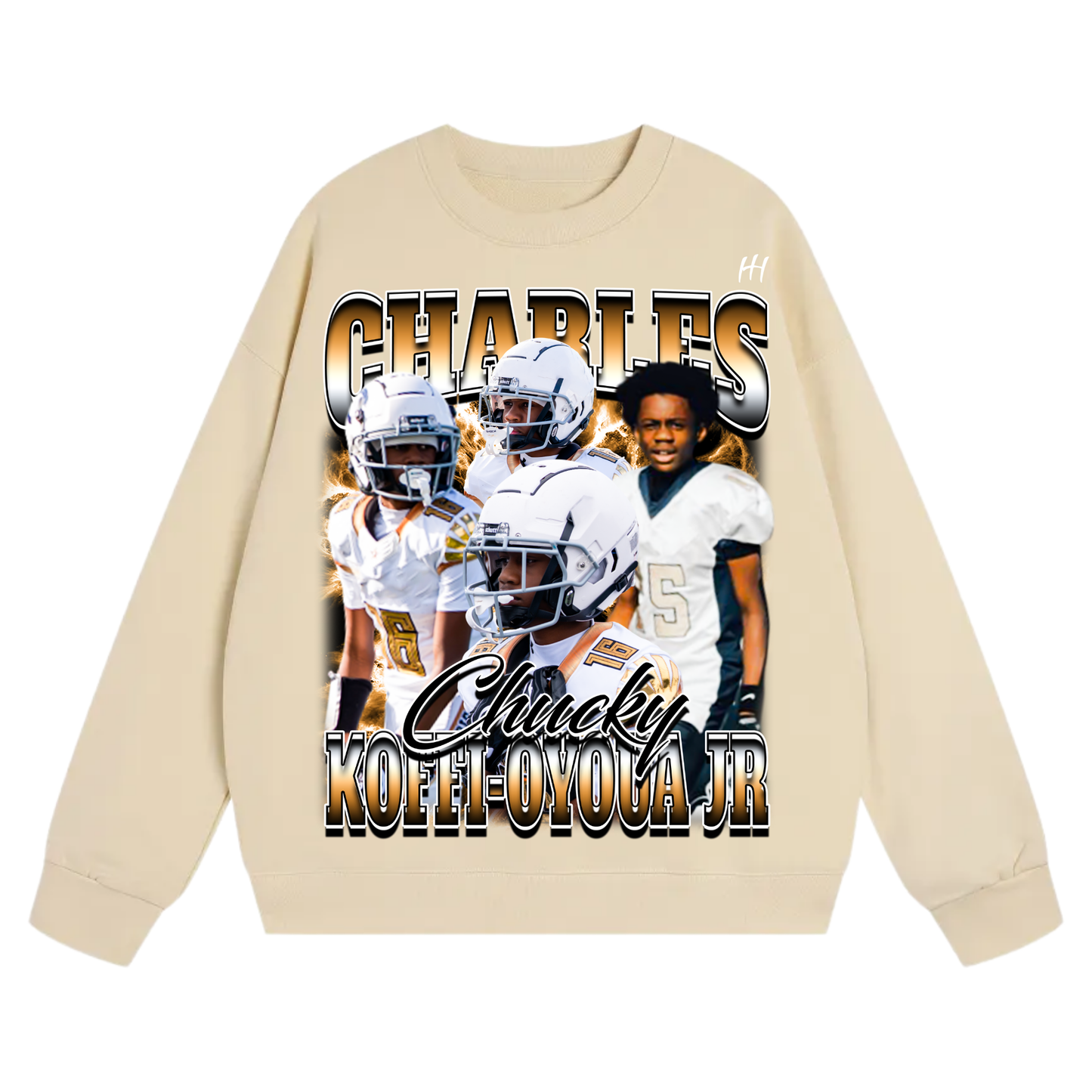 Charles Koffi-Oyoua Jr Heavyweight Crewneck Sweatshirt