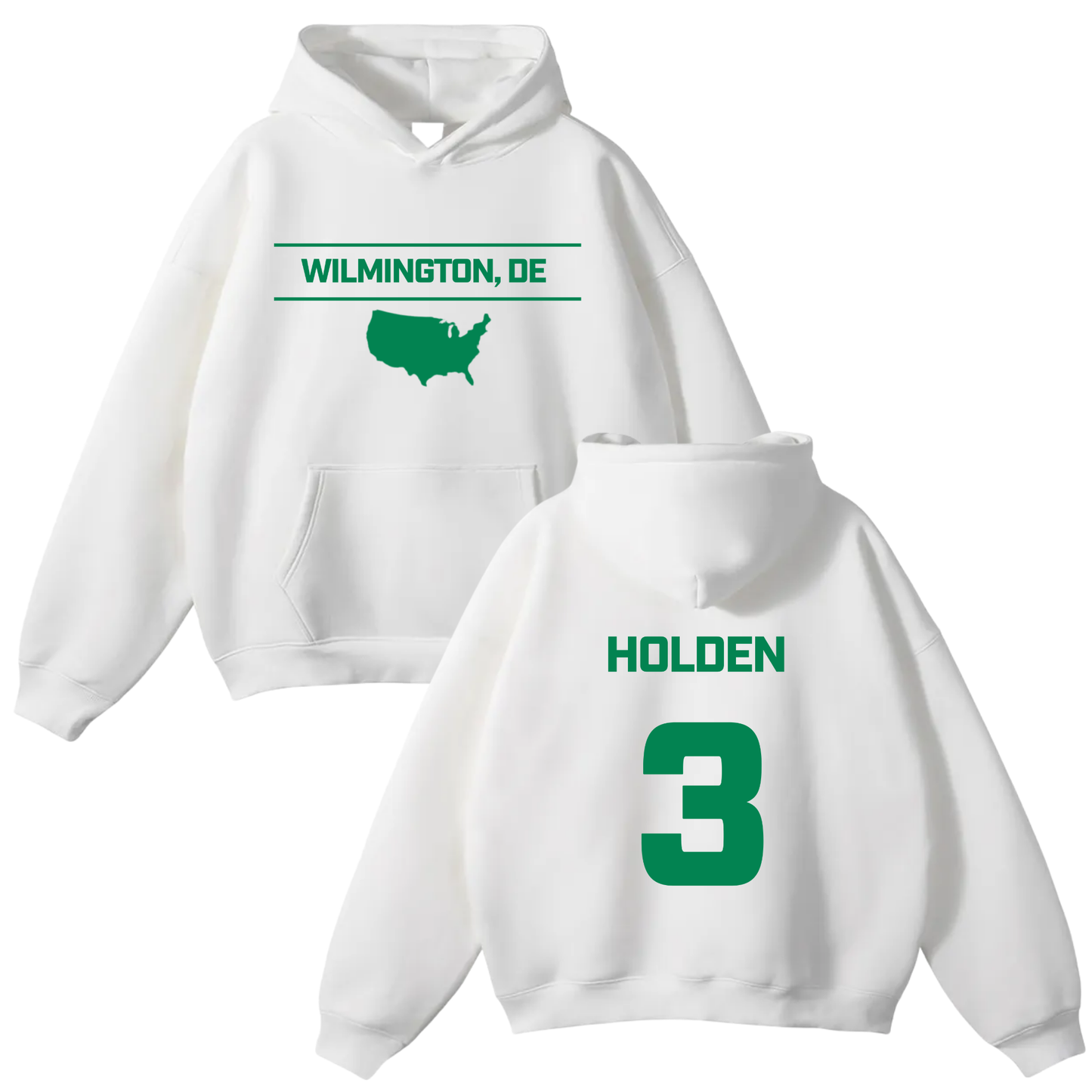 Da’Shaun Holden Oversize Fleeced Hoodie