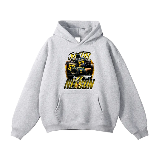 Justin Nelson Oversize Fleeced Hoodie