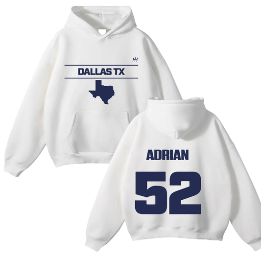 Adrian Seals Oversize Fleeced Hoodie