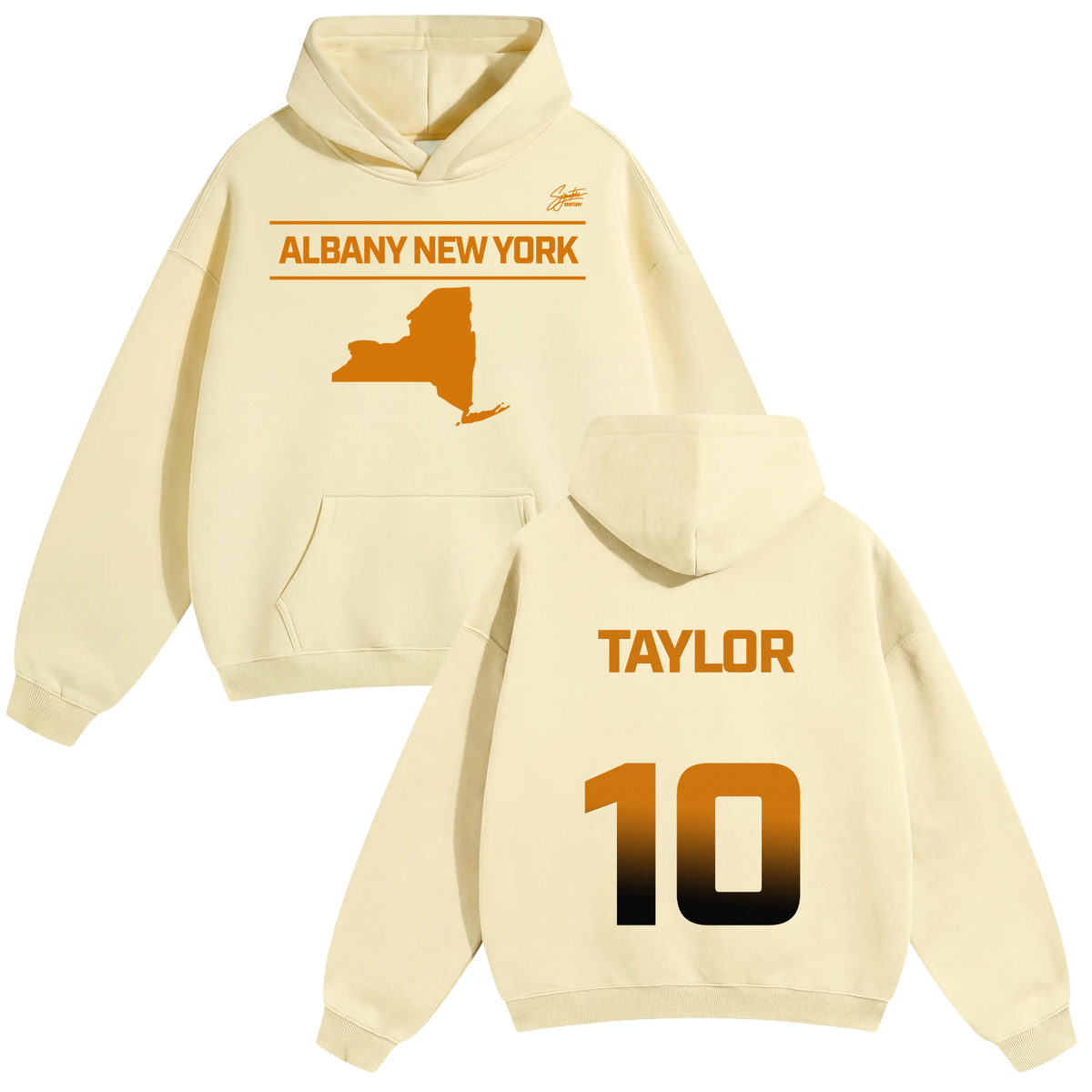 Taurian Taylor Oversize Fleeced Hoodie