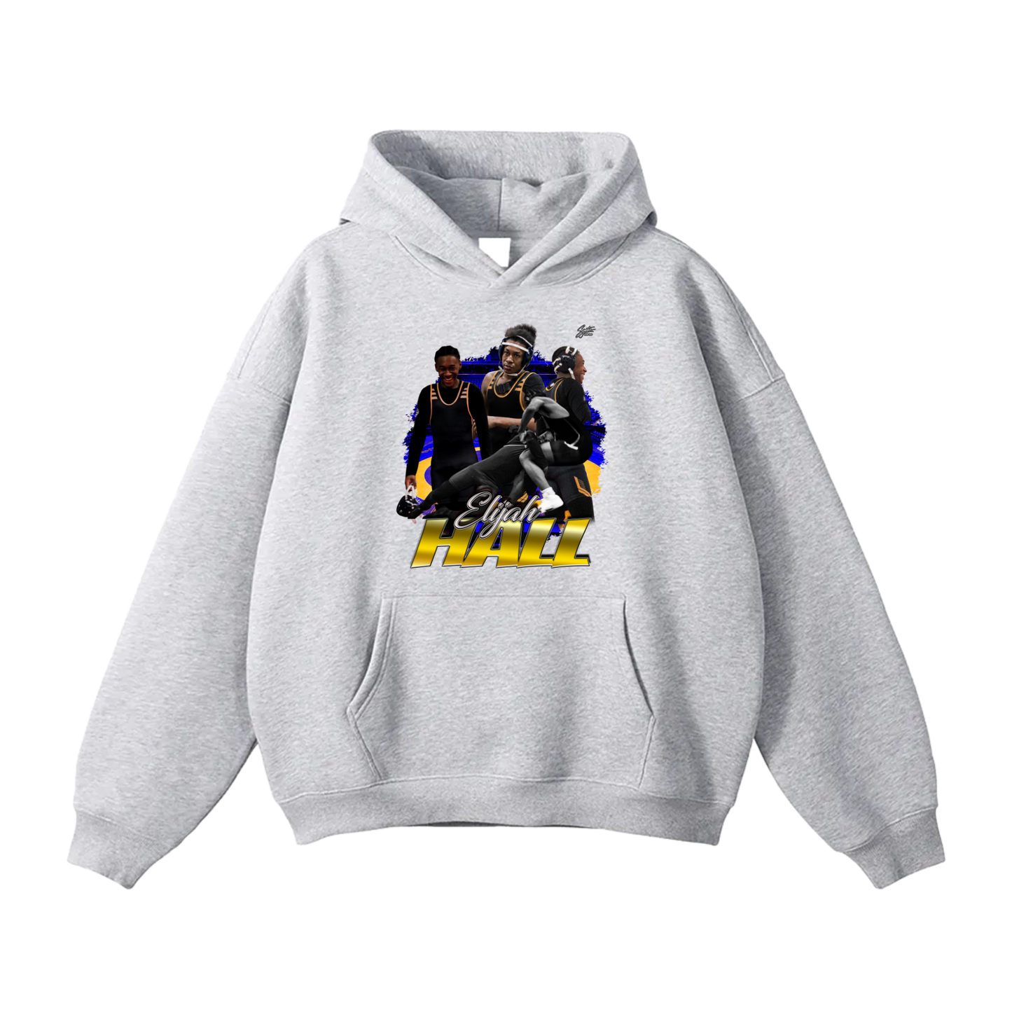 Elijah Hall Oversize Fleeced Hoodie