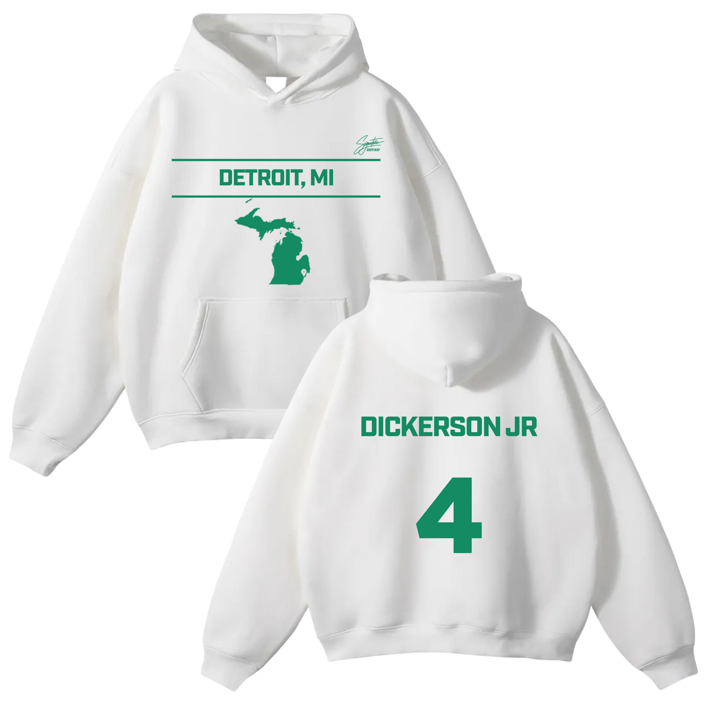 Kristopher Dickerson Jr Oversize Fleeced Hoodie