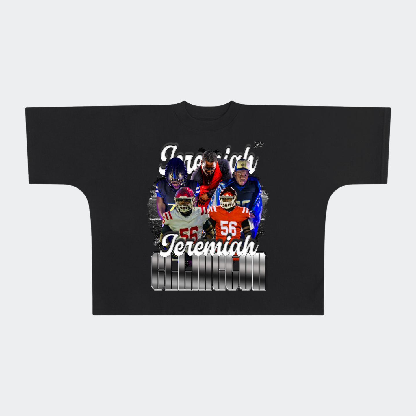Jeremiah Ellington Premium Drop Shoulder/Boxy Tee